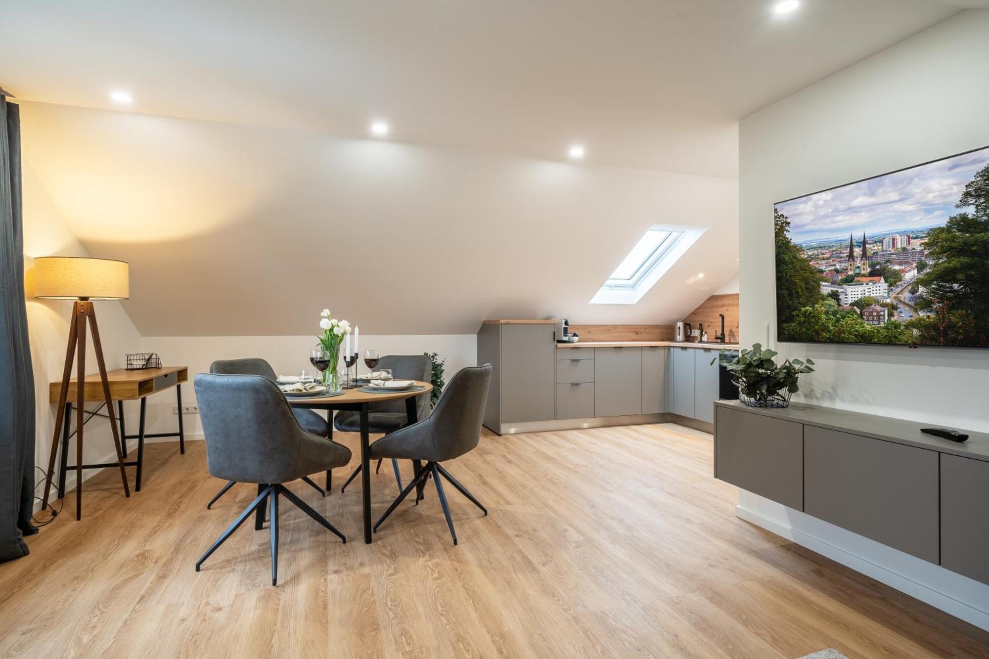 Apartment Milse - Modern. Stylisch Bielefeld Kültér fotó